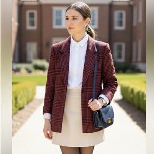 BROOKS Brothers Vintage Plaid Blazer